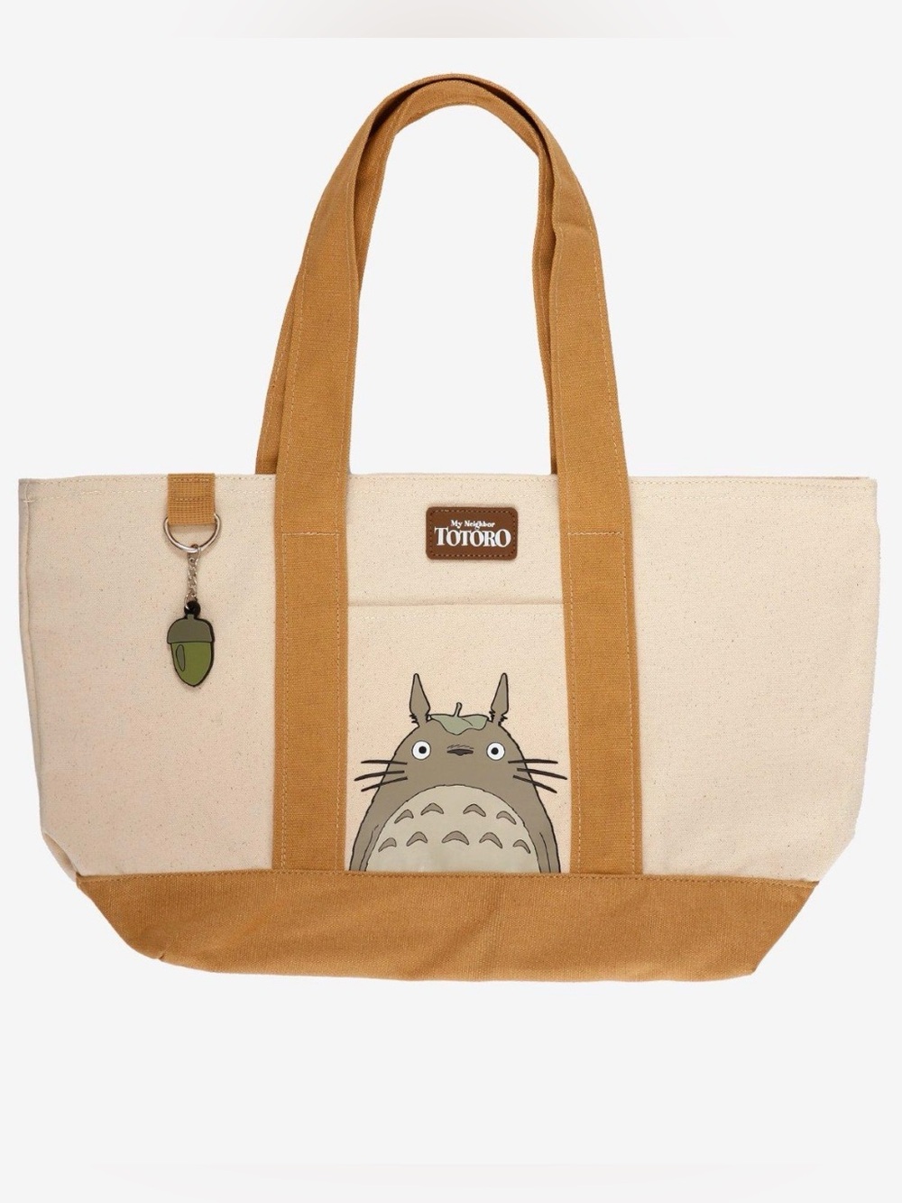NEW Studio Ghibli®‎ My Neighbor Totoro Acorn Charm Tote Canvas Bag